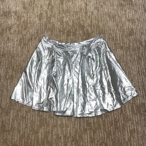 Metallic skirt